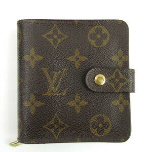 Louis Vuitton Compact Zip Folding Wallet Monogram